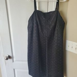 Black Shimmer Party Dress